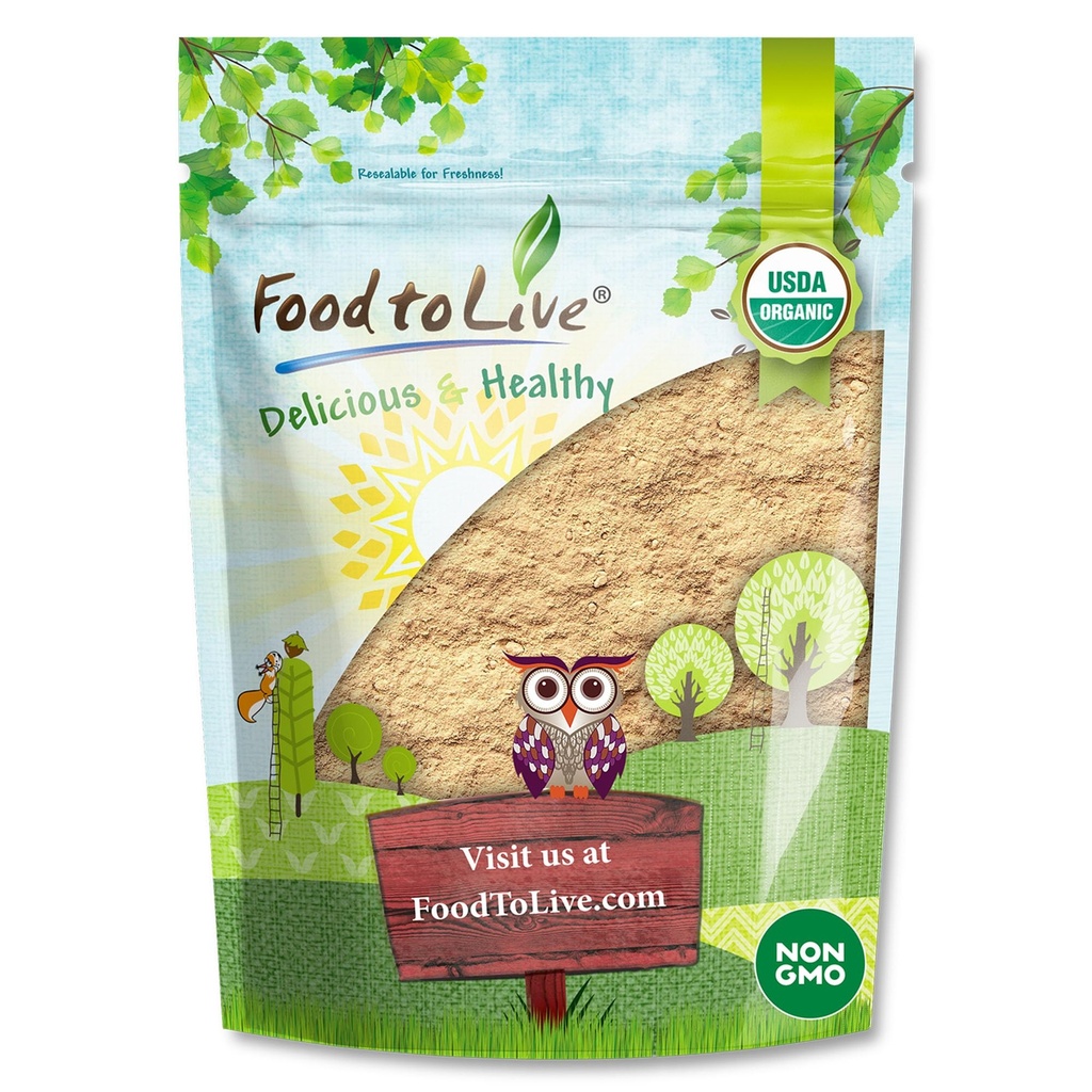 Food to Live Organic Tri-Color Maca Powder Blend, 2 Pounds Red, Yellow and Black Maca for Energy, 100% Natural Superfood, Perfect for Baking and Smoothies, Non-GMO, Vegan, Kosher, Bulk