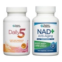 DOCTORS' PREFERRED Daily5 Multivitamin and NAD+ Anti-Aging Supplement