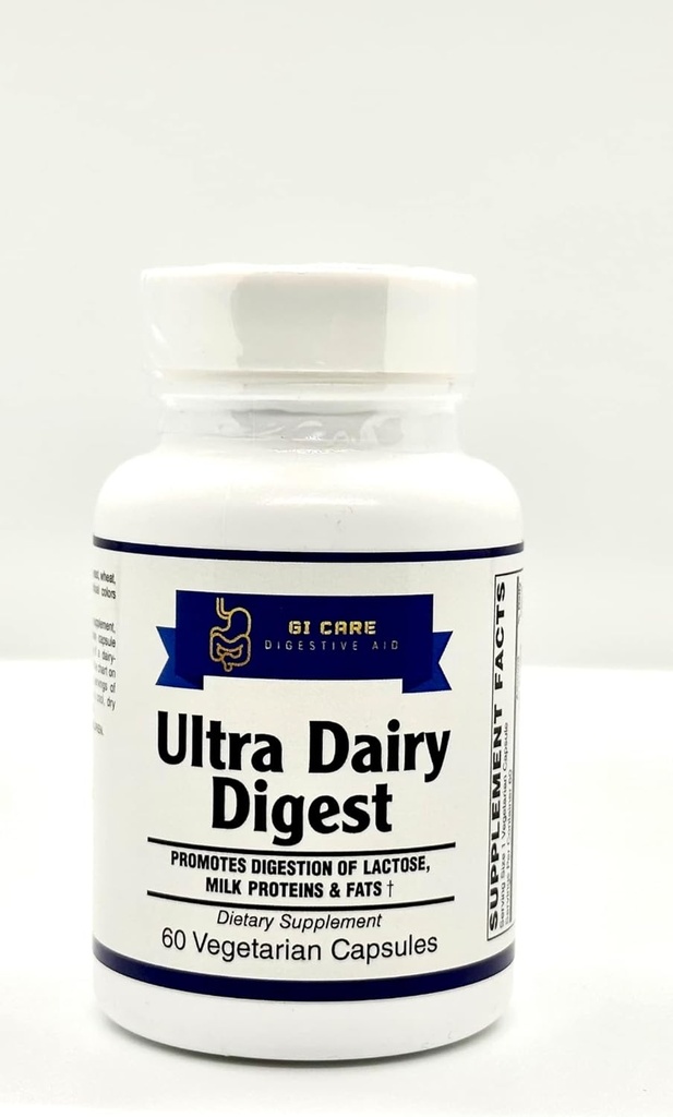 Ultra Dairy Digest- Hilft der Verdauung von Lactose enthaltend Produkte, Milch PROTEINS & Milch FATS † (für Milch/Dairy Intolerance) 3-in-1 Formel