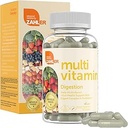Zahler - Multivitamina con probiotici per la salute digestiva (60 capsule) Kosher Multi Vitamine per la salute del fegato, supporto di regolarità sano per gli uomini e le donne - pillole di digestione probiotici per gli adulti