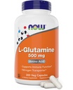 Ora L-Glutamina 500mg 300 Veg Capsule - Supplemento non OGM - Vegan Lglutamine Caps