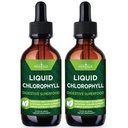 NUOVA AGE Clorofilla Gocce liquide - Concentrato naturale – Booster di energia, Digestione e Supporti di sistema immunitario, Deodorante interno, Funzione del fegato - (2 Fl Oz (Pack of 2))
