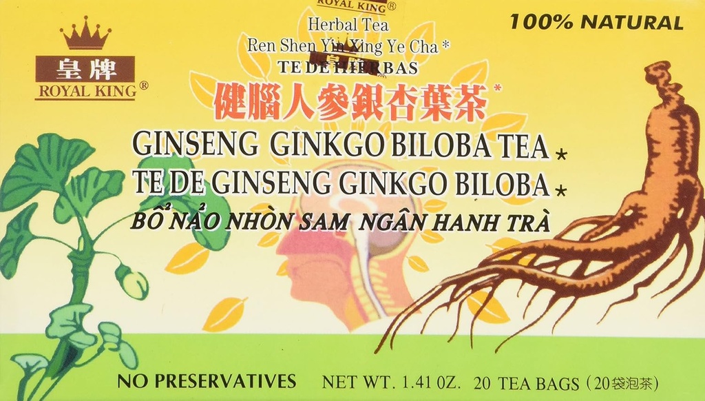König Ginseng Ginkgo Biloba Tee (20 Taschen)