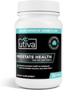 Utiva Prostate Health - Formule naturelle pour la fonction saine et le flux urinaire - Supplément prostate pour les hommes - Beta-Sitostérol et Saw Palmetto pour les hommes - 30 Softgels