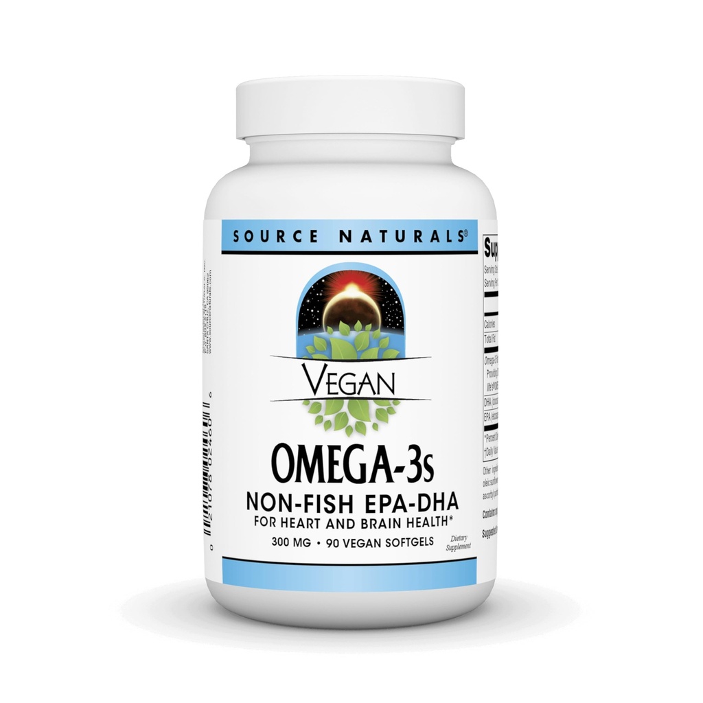 Quelle Naturals Vegan Omega 3s Epa-Dha* 300 mg - 90 Softfgels