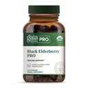 GAIA HERBS PRO Black Elderberry Pro - Supports Immune System Health* - Concentrated Organic Black Elderberry Extract - Vegan - 120 Capsules (60 Servings)