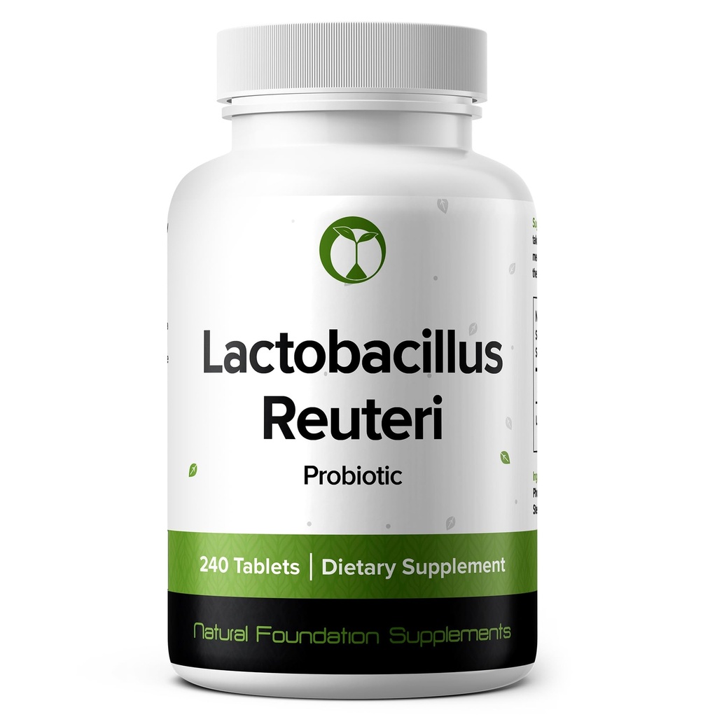 Lactobacillus Reuteri Probiotic Supplement 240 Tabletten 3 Billion CFU Probiotics für Männer und Frauen unterstützt Darmdigestive & Gut Health (240, Lactobacillus Reuteri)