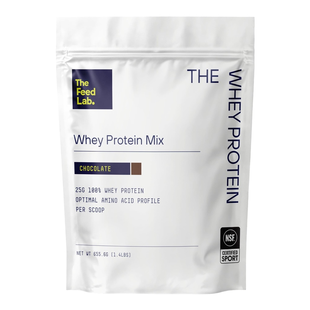 100% Whey Protein Powder – Triple Blend Whey Concentrate, Isolate & Native Isolate – 25g Protein | Fast-Absorbing Post-Workout Recovery | Naturally Sweetened | Chocolate | 20 Servings