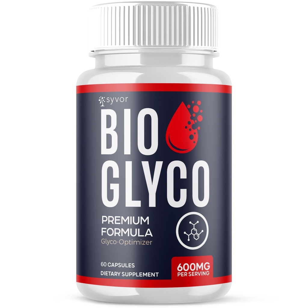 Bio Glyco Capsules, Official BioGlyco Blood Health Support Pills with All Natural Ingredients, Advanced Formula Blood Optimizer with Maximum Strength Premium Vitamins for Women & Men (60 Capsules)