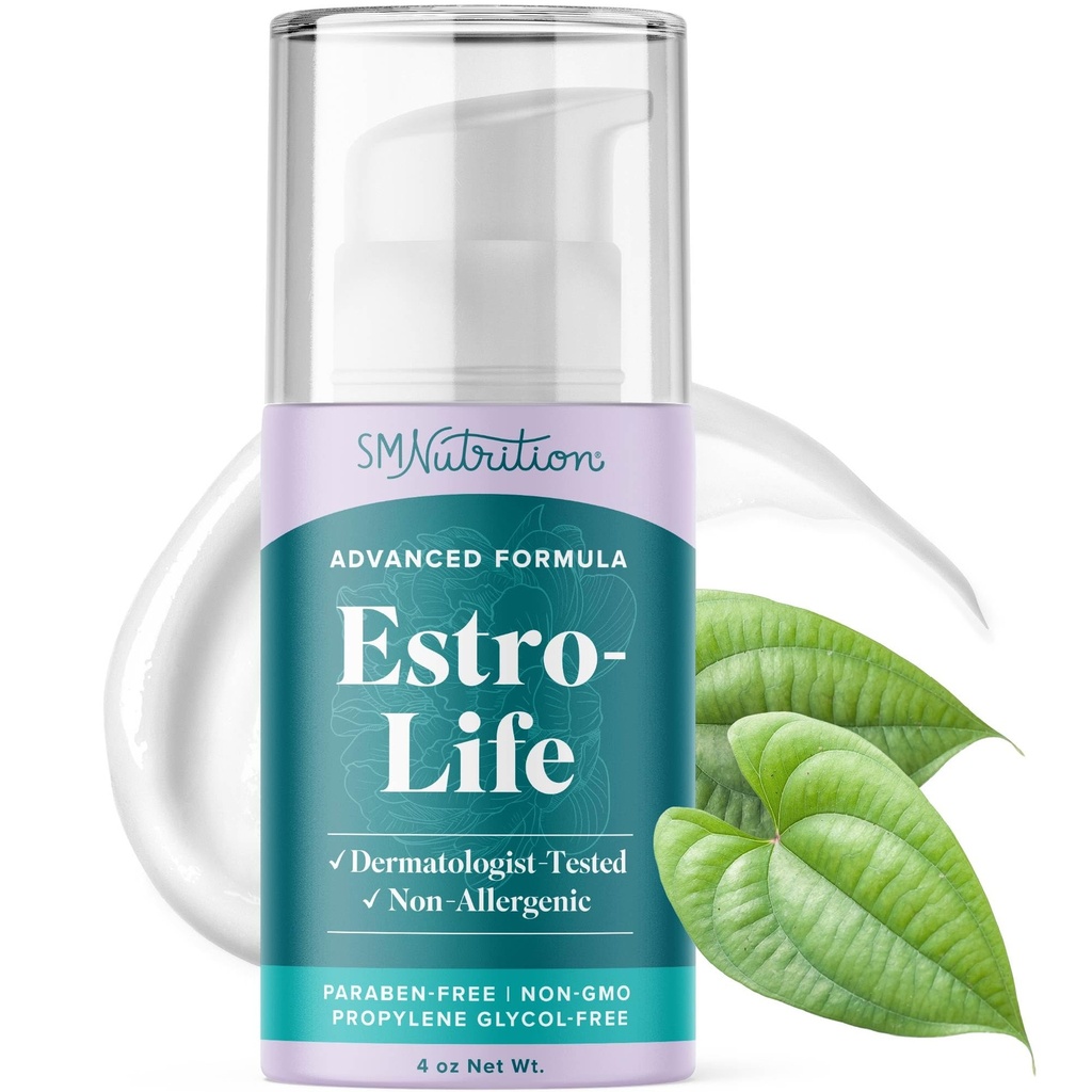 Crème de peau équilibrage Estro-Life avancée pour les femmes.