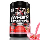 Whey Protein Powder | Six Star Whey Protein Plus | Whey Protein Isolate & Peptides | Lean Protein Powder for Muscle Gain | Muscle Builder for Men & Women | Strawberry, 2 lbs (Package May Vary)