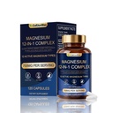 Magnesium 12-in-1 Complex 700mg, with Glycinate & Citrate, Vegan Supplement for Daily Wellness, 120 Capsules (1)