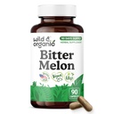 Wild & Organic Bitter Melon Capsules 500 mg - Overall & Digestive Support - Bitter Melon Powder Supplement - Momordica Charantia Capsules - Vegan, No Fillers, Non-GMO - 90 Count