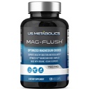 Mag Flush Magnesium Oxide Capsules 750mg 120 Vcaps - Oxygenated Magnesium Oxide Supplement for Constipation Relief, Colon Cleanse, Laxative and Digestion Support for Women and Men