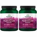 Swanson High Plains Collagen Hydrolysate Peptides Powder for Adults Over 30 Seeking Hair, Skin, Nail, and Joint Support - Unflavored (1 lb, 2 Pack)
