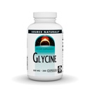 Quelle Naturals Glycine 500 mg Aminosäure Nahrungsergänzungsmittel - 200 Kapseln