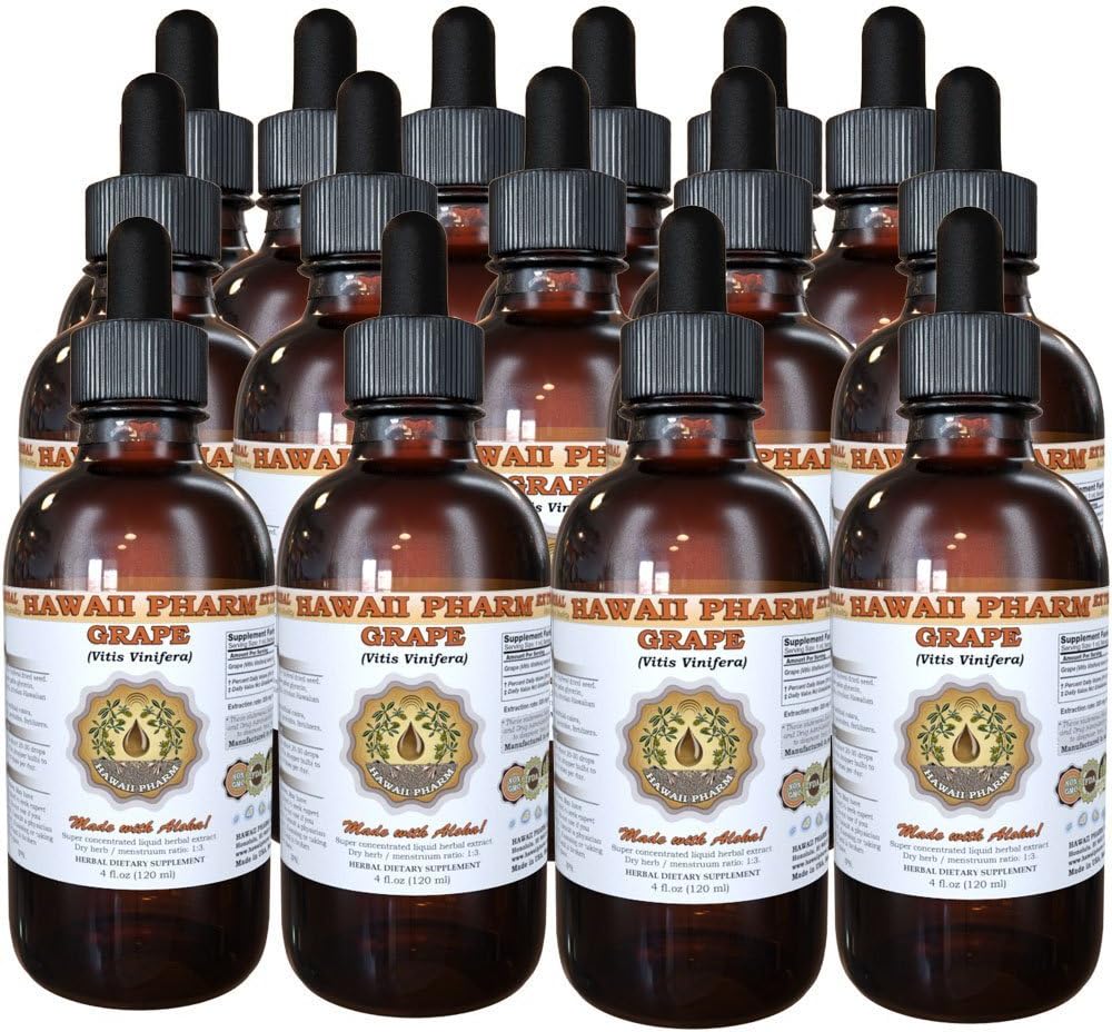 Traubenflüssigkeitsextrakt, Trauben (Vitis Vinifera) Siehe Tinkturergänzung 15x4 oz