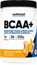 Nutricost BCAA + Hydration Powder (Peach Mango) 30 Servings - Branched Chain Amino Acids with Hydration Complex - Gluten-Free, Non-GMO