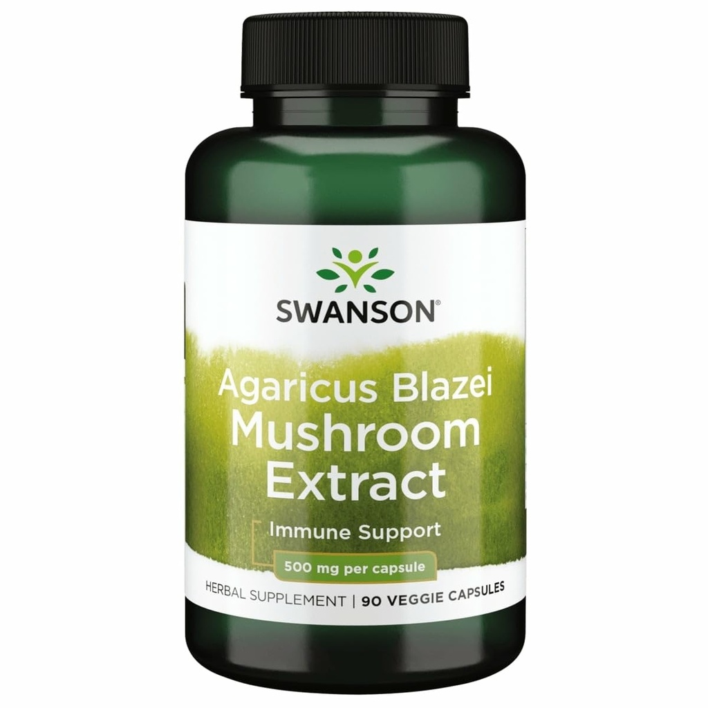 Swanson Agaricus Blazei Estratto di funghi 500 Mg 90 Caps