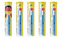 German Calcium + VIT. C - 100 Vegan Drink Effervescent Tablets - Lemon Lime Flavor - Made in Germany | Boost immunity & bone health with fast-dissolve, plant-based, refreshing citrus vegan effervescent tablets.
