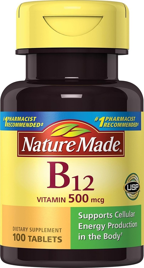 Vitamina B-12 500 mcg Tabelle 100 ea (Pacchetto di 2)