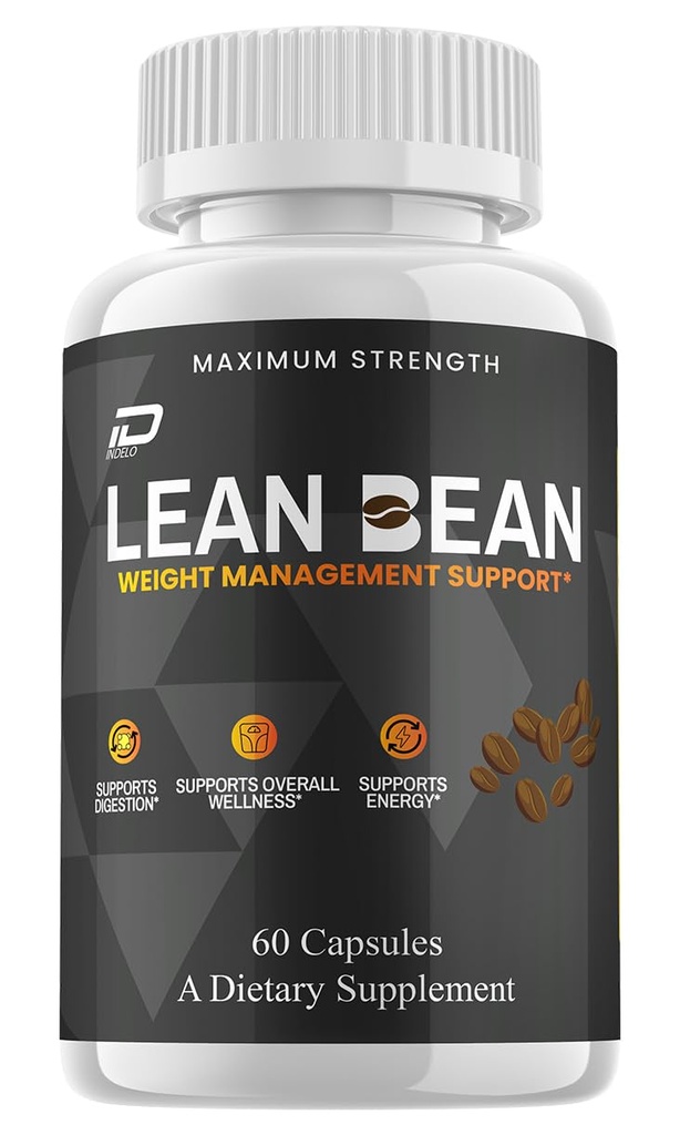 Lean Bean Capsules – LeanBean Pills Advanced Formula, Dietary Supplement Maximum Strength Health Management (1 Pack - 60 Capsules)