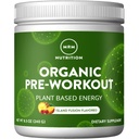 MRM Nutrition Powder Organic Pre-Workout de l'île Fusion Flavored de l'île Superfoods + 150mg Caféine naturelle + adaptogènes de l'île