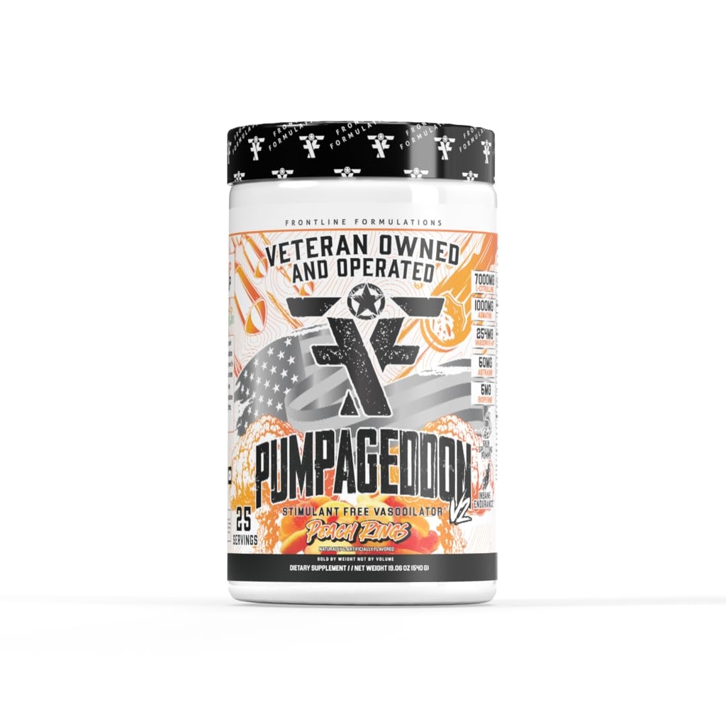 Stim Free Pre Workout for Bloodflow, Muscular Endurance, Increased Vascularity, Extreme Pumps, Laser Focus, Blue Coconut Lemonade