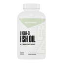 NutraBio Omega 3 Fischöl-Ergänzungen, 2.000mg, 400 Softgels - EPA DHA Omega 3 Fettsäure-Ergänzung, um ein gesundes Herz zu unterstützen