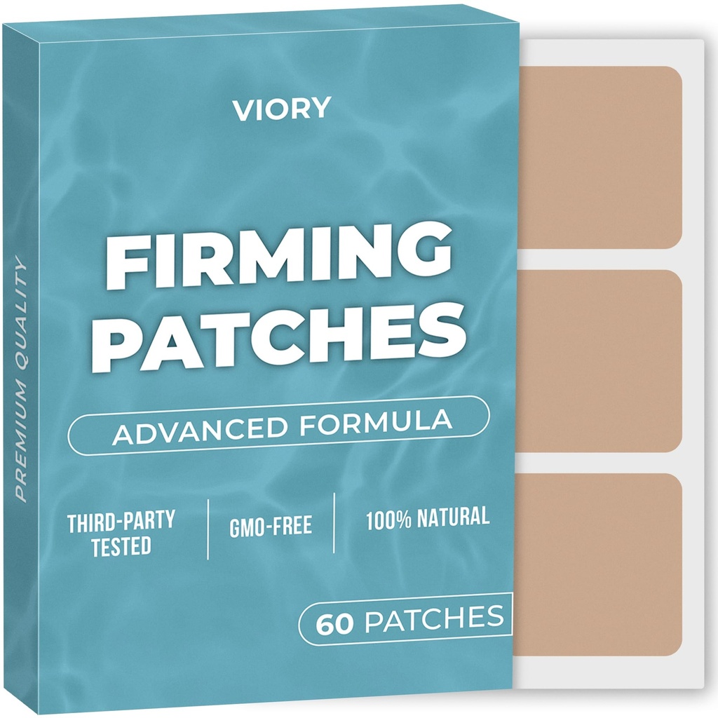 B12 Patchs raffermissants (paquet de 60) - Patch 100% naturel pour les femmes et les hommes - Énergie, Focus & Soutien corporel - Formule améliorée