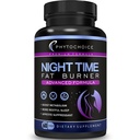 Pillole di perdita di peso del tempo di notte per il bloccante dell'appetito della donna-Carb con le pillole di dieta del bruciatore di Melatonin-Fat che funzionano velocemente per il metabolismo delle donne-Nighttime Booster-Made in USA-1 Pack
