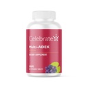 Celebrare le vitamine Multi ADEK Chewables, 60mg Iron - Daily Bariatric Multivitamin, Vitamine A, D, E, K & B12 per i pazienti di chirurgia del commutatore Duodenal - Uva (60 compresse)