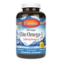 Carlson Labs Wild Caught Elite Omega-3, 1600mg, Omega 3s, Gel Morbido, 90 Conte