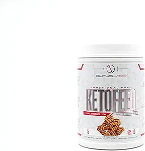 Purus Labs KetoFeed Protein | Keto Low Glycemic Protein Meal Sostituzione | Low Carb, 0 Zuccheri | Aggiunto MCT | 20g Whey Protein (Savory Chocolate Cream)