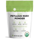 Kate Naturals Psyllium Husk Pulver zum Backen, Fiber & Digestion. Psyllium Seed Powder für Hunde & Katzen (12oz, Organic, Glutenfrei, Pet Safe)