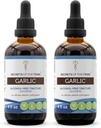 Ail Tecture Extrait liquide sans alcool, bulbe séché à l'ail (2x4 FL OZ)