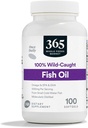 365 par Marché des aliments entiers, Poisson huileux 1000 Mg, 100 Softgels