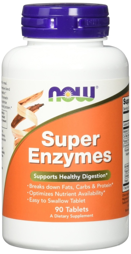 MAINTENANT Super enzymes, 90 comprimés (paquet de 2)