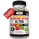 Kaya Naturals Keto Diet Raspberry Ketone - Supplemento di perdita di peso, Controllo appetito, Migliorare il metabolismo - 60 conte