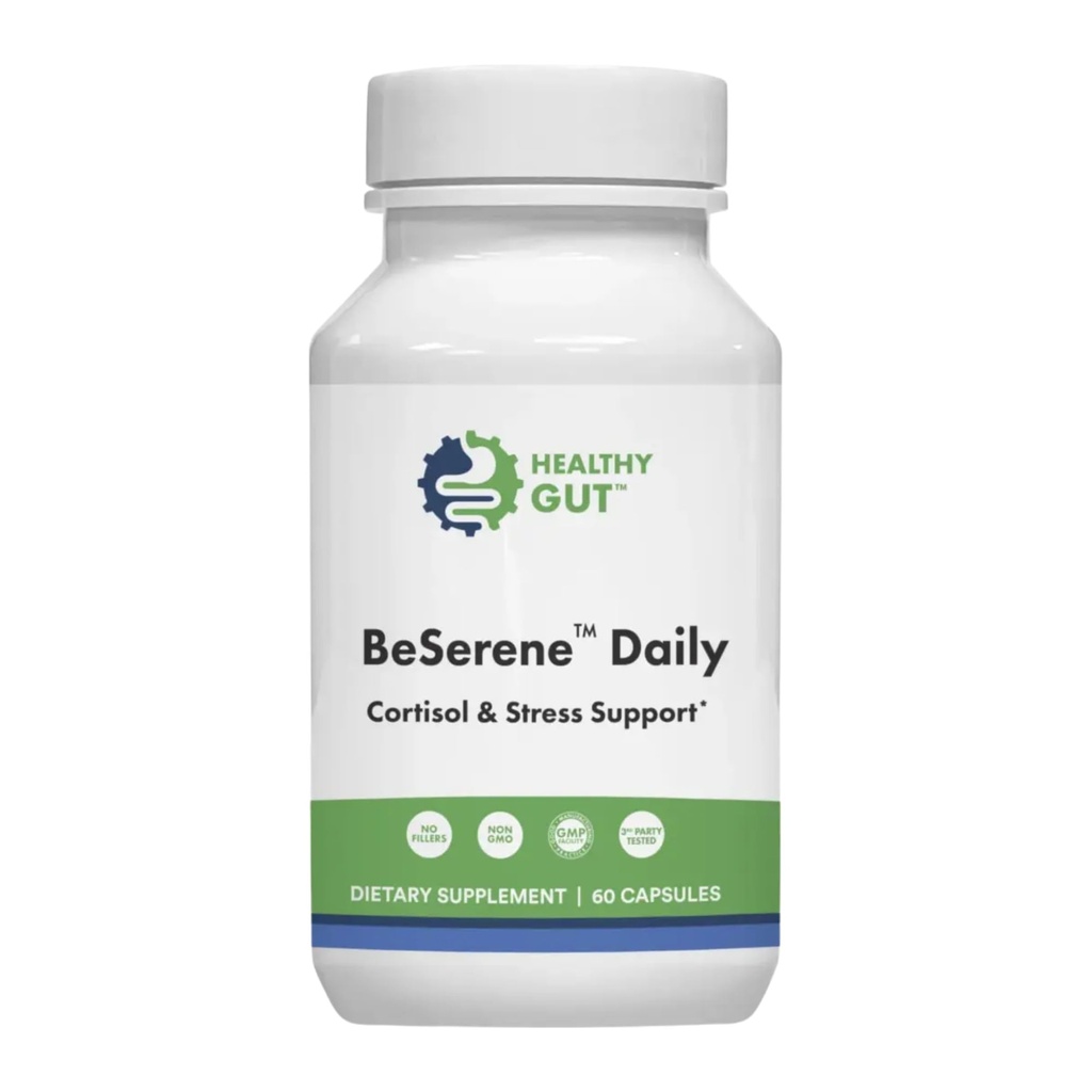 Gesunde Gut BeSerene Daily | Cortisol & Stress Support | Unterstützt Ihre Schlaf- und Nebenniere | 30 Servierungen