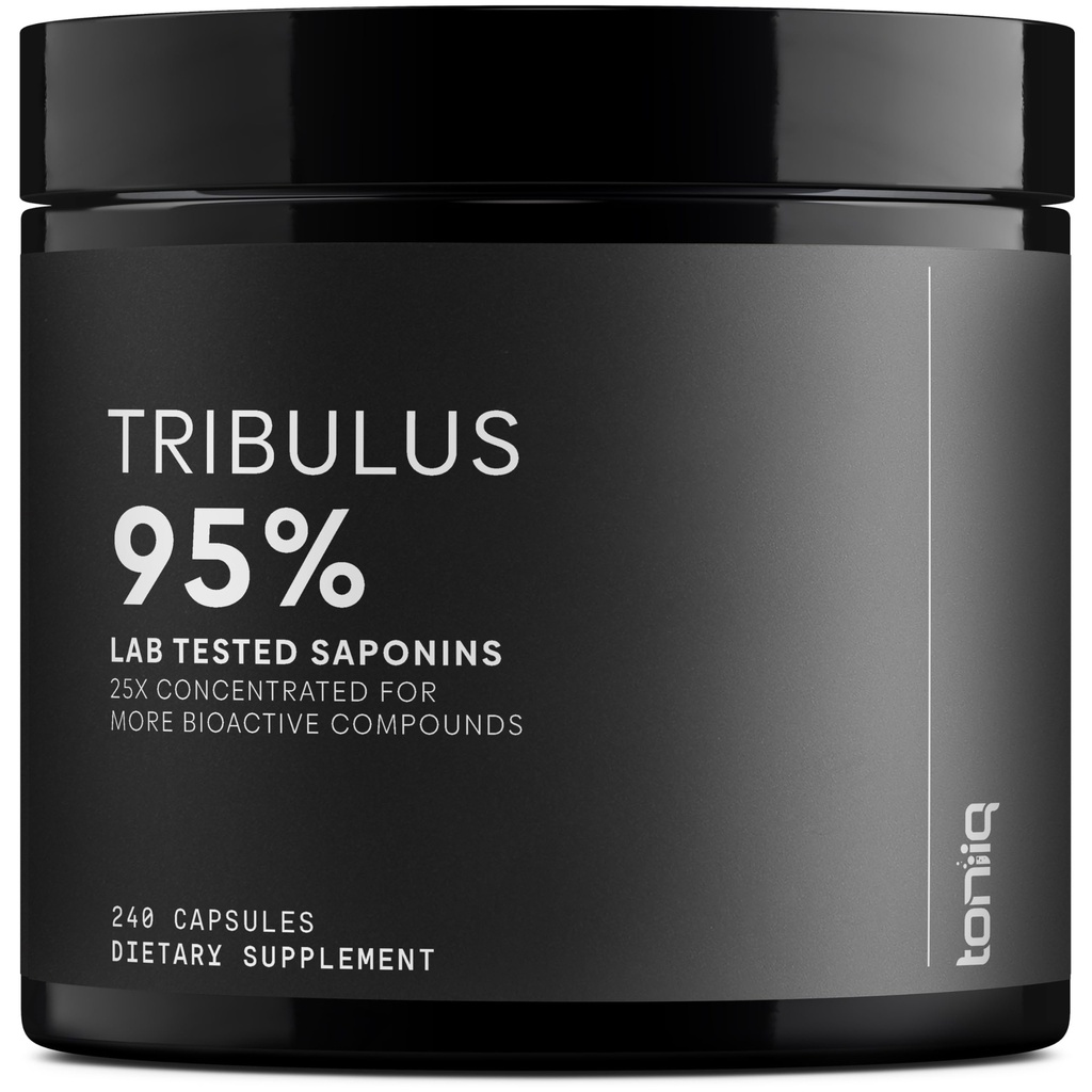 Tribulus Terrestris pour les hommes - Extrait ultra-haute puissance 25:1 avec des saponines à 95% - 1300mg Formule pure et concentrée - Laboratoire tiers testé pour la pureté et la qualité - 240 capsules