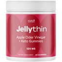JellyThin Gummies – Apple Cider Vinegar & BHB Salts – 30 Ct, 1 Month Supply | Calcium, Magnesium & Sodium BHB salts with Apple Cider Vinegar | Plant-Based, Non-GMO | Chewable daily gummy