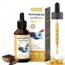 NaturePlanet Black Seed Oil Multivitamin Drops | Cold-Pressed Black Seed Oil with Vitamin D3, K2 & C | Vegan Dietary Supplement | 2 Fl oz