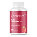 Celebrate Vitamine Multi-Complete Chewables, 45mg Eisen – Täglich Bariatric Multivitamin für Sleeve Gastrectomy und Magen Bypass Surgery Patienten – Essential Vitamins & Minerals - Berry (60 Tabletten)