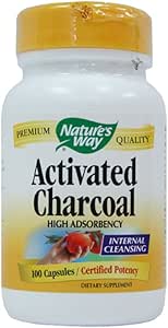 Charbon activé, 100 gélules (280 mg)