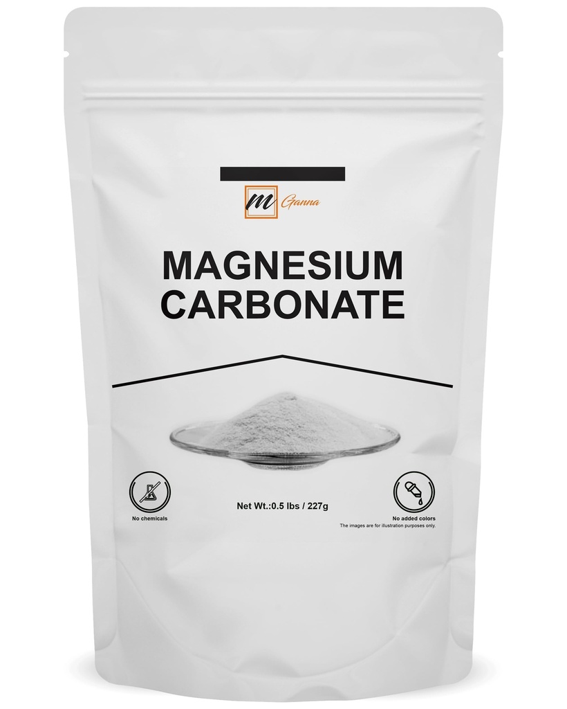 Magnesium Carbonate Light Powder (Food Grade) 227 g / 0.5 lbs