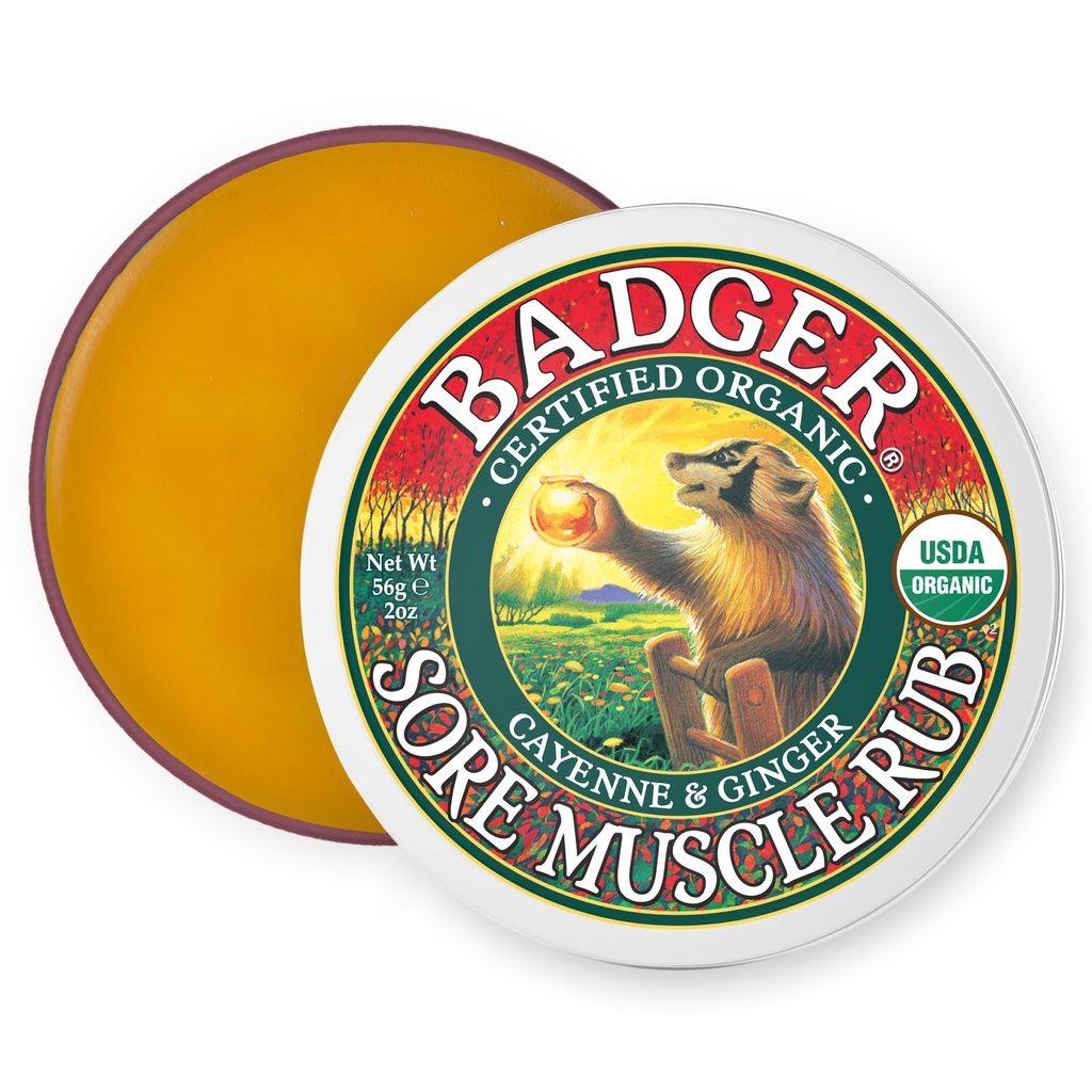Badger Balm, Sore Muscle Rub - 2 oz