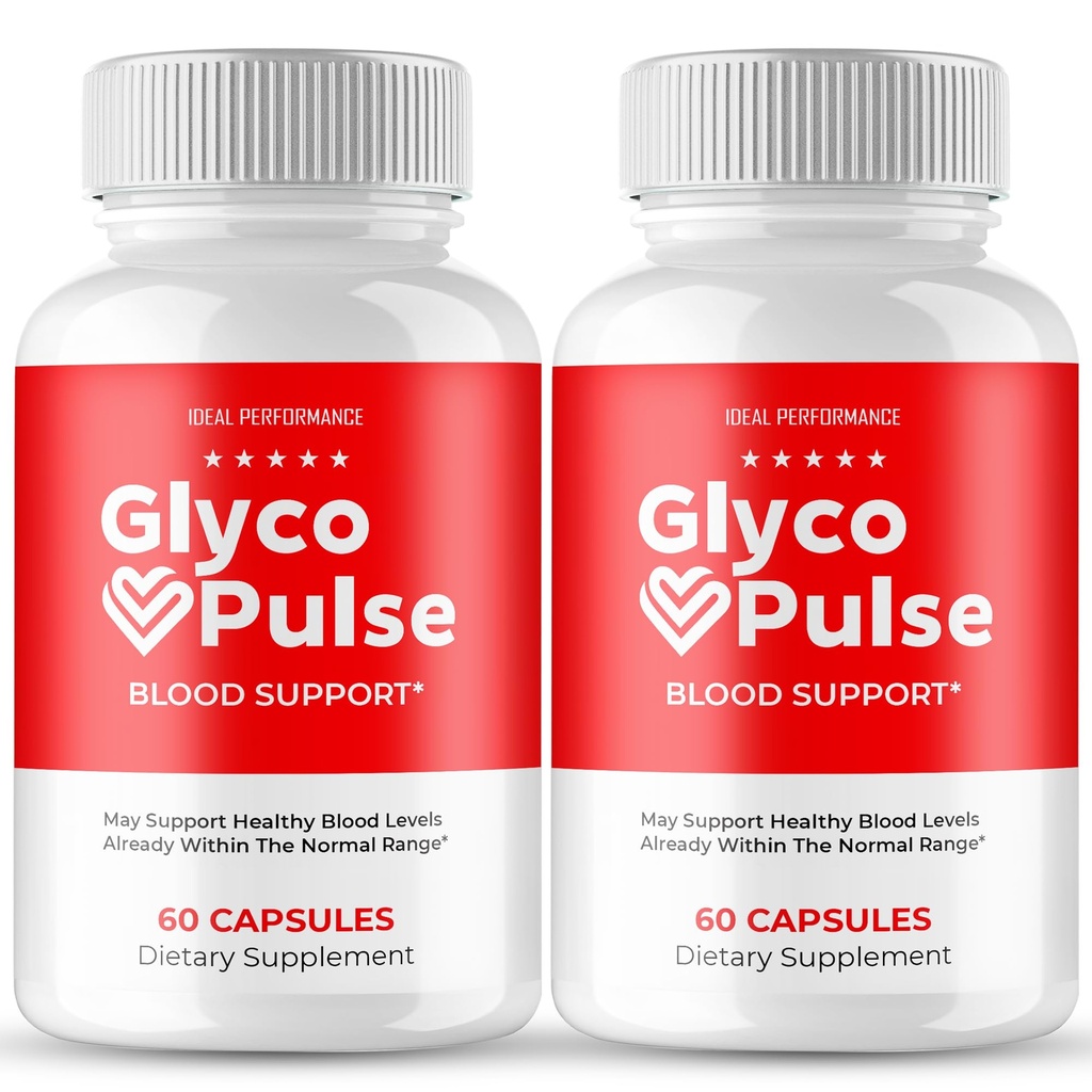 Glyco Pulse Capsules, Official GlycoPulse Support Supplement Pills - Maximum Strength, All Natural Healthy Circulation & Stable Levels, Advanced Formula GlycoPulse Health Support Reviews (2 Pack)