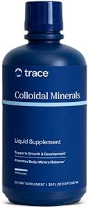 Minerali di Trace Minerali Colloidali - Supporto per la Salute e l'Energia Immune - Supplemento di Potassium ad alta potenza con Acido Fulvico - Supplemento di Assorbimento Minerale per Uomini e Donne - 32 fl oz (su 32 Serve)