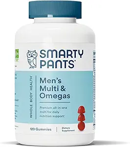 SmartyPants Herren Multi & Omega Gummi, 120 Zähler